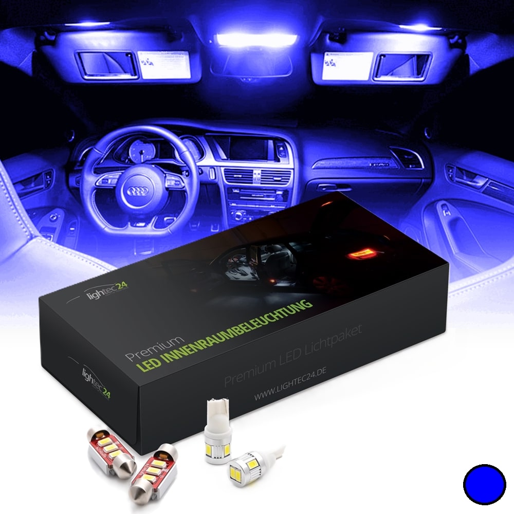 LED Innenraumbeleuchtung BMW 3er Touring F31 Premium Lichtpaket Kombi Blau