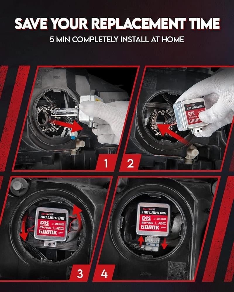 1x Premium Gasentladungslampe Xenon Brenner D1S 5000K 35W mit E - Prüfzeichen - LEDRide