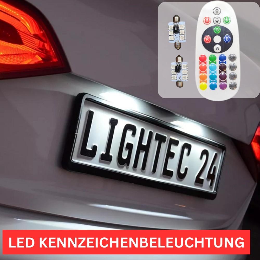 2x RGB LED Kennzeichenbeleuchtung 12V Soffitte 36mm für VW GOLF IV Variant 1J5 - LEDRide