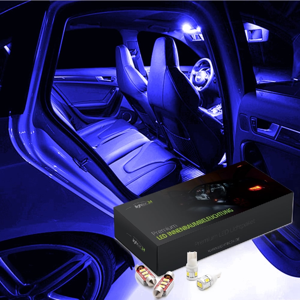 LED Innenraumbeleuchtung BMW 3er Touring F31 Premium Lichtpaket Kombi Blau