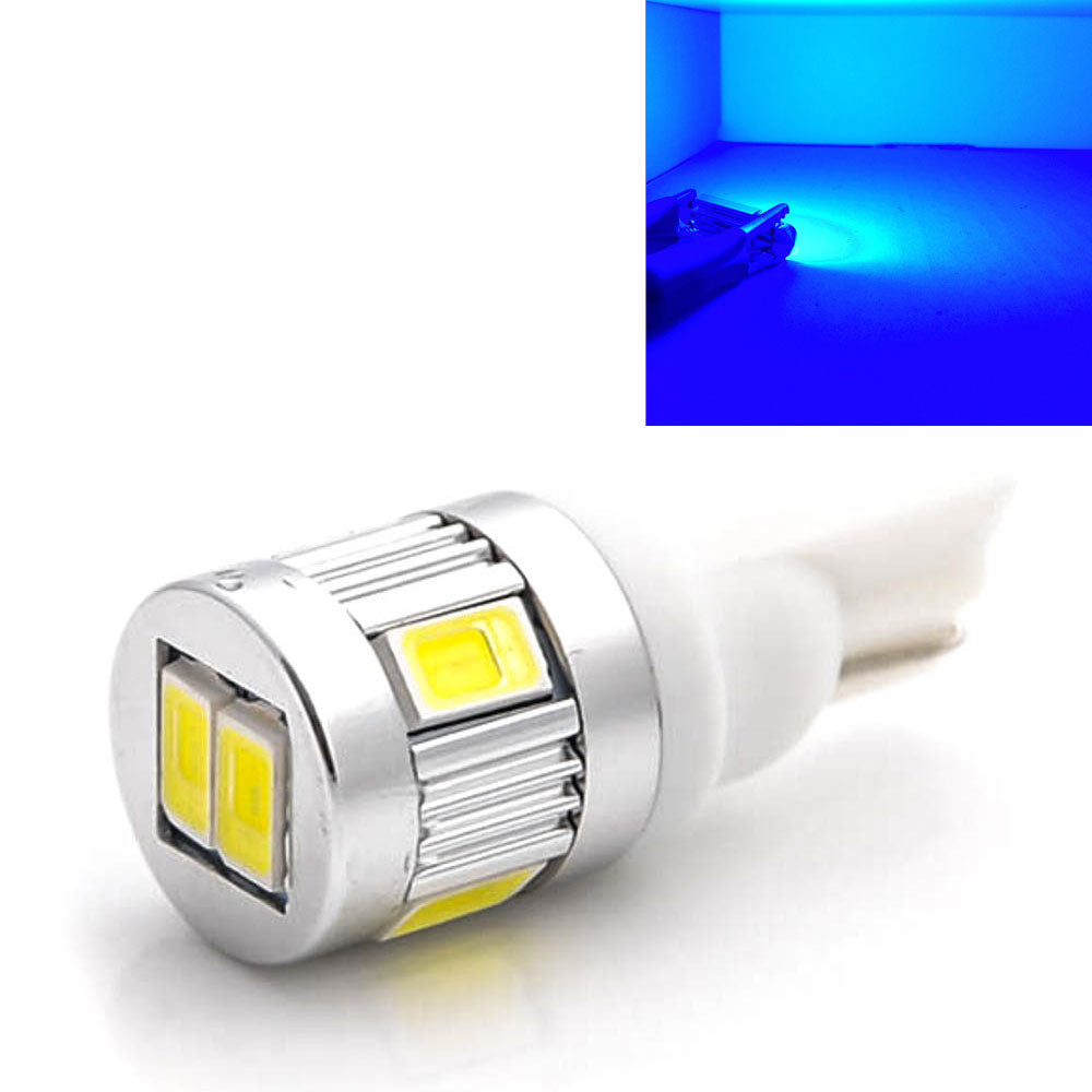 LED Leuchte W5W 6 SMD Canbus blau Lampe Birne Innenraumbeleuchtung - LEDRide