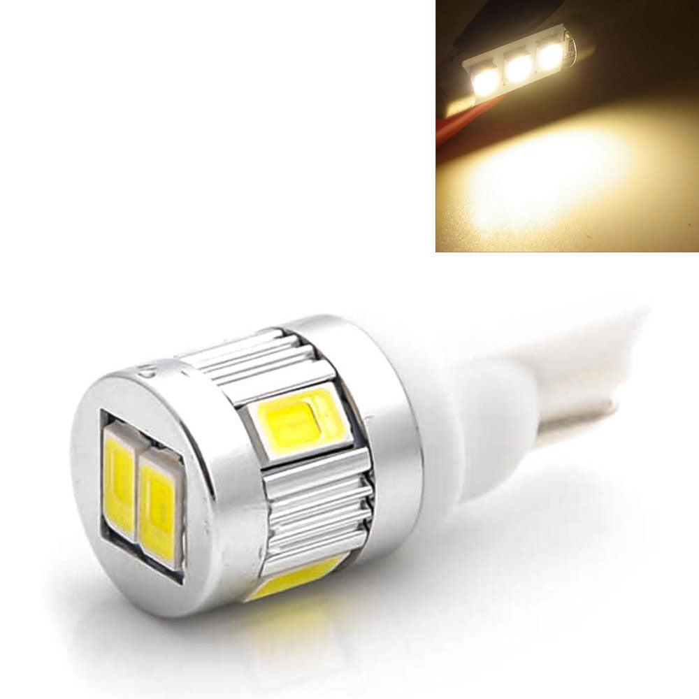 LED Leuchte W5W 6 SMD 3000K warmweiß Canbus Lampe Innenraumbeleuchtung