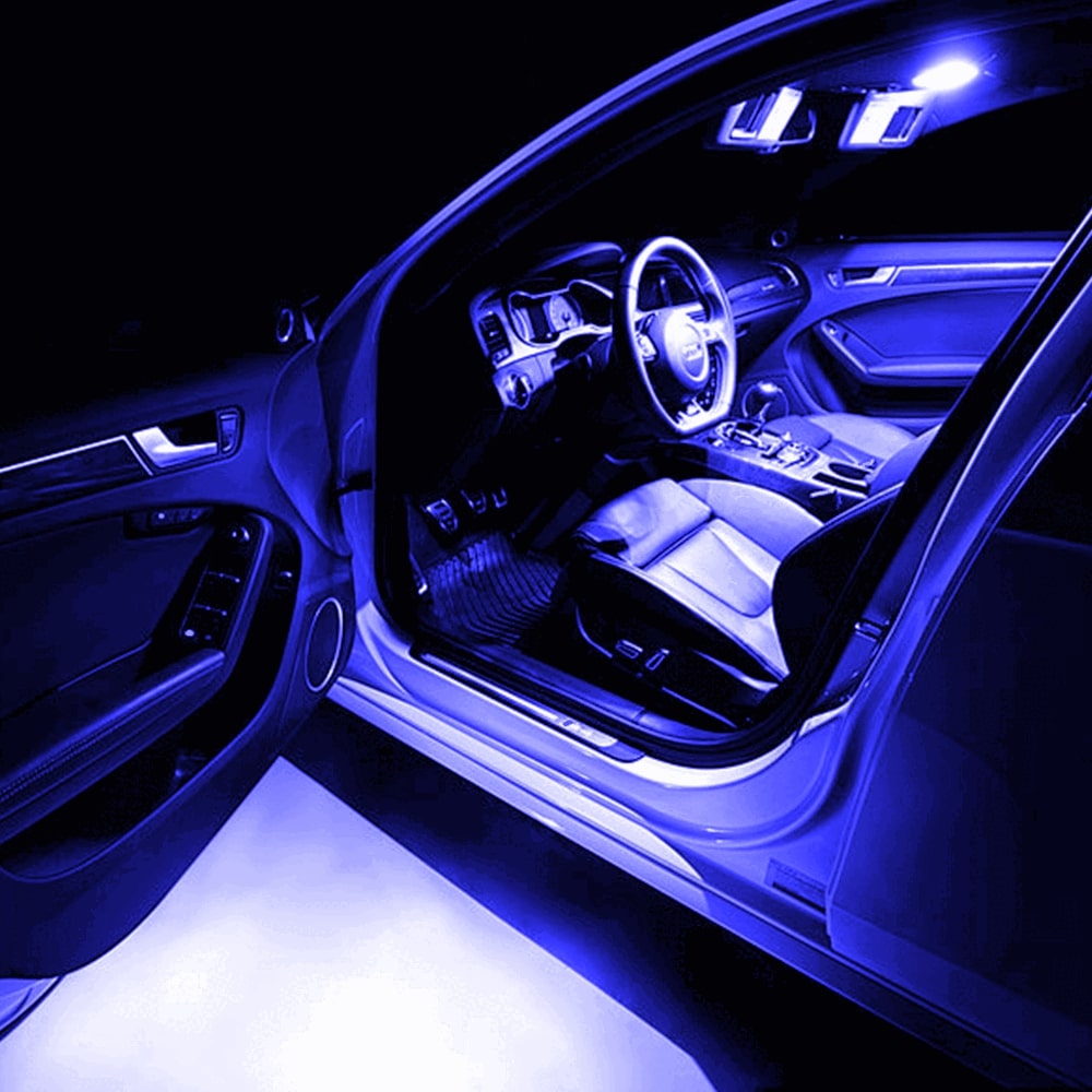 LED Innenraumbeleuchtung BMW 3er Touring F31 Premium Lichtpaket Kombi Blau