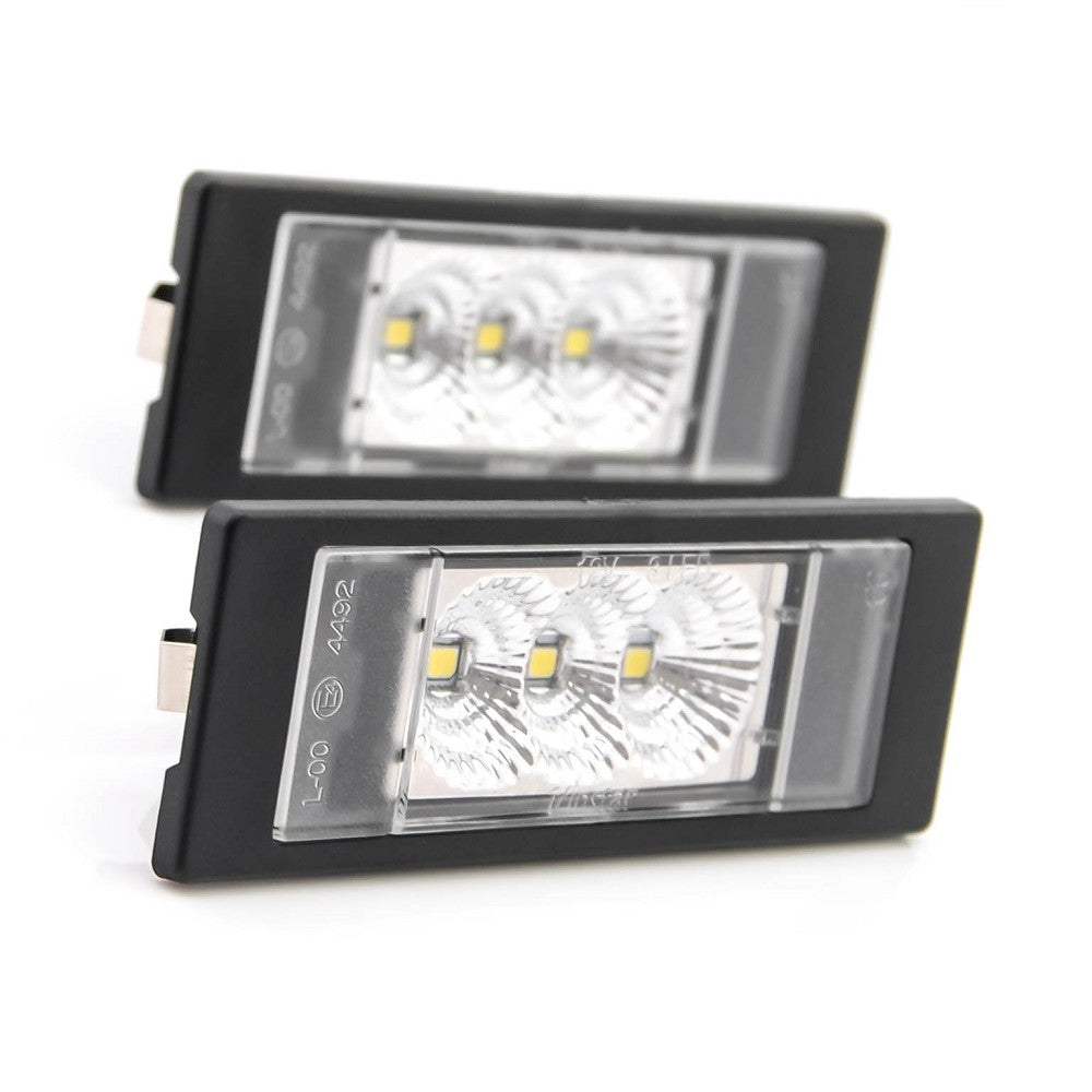LED Kennzeichenbeleuchtung Module BMW Opel Fiat Alfa-Romeo CHROM Zulassung
