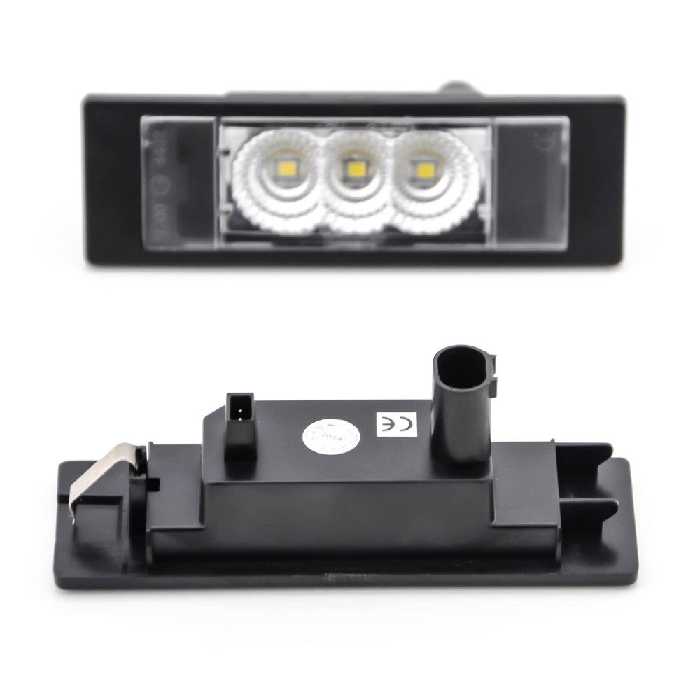 LED Kennzeichenbeleuchtung Module BMW Opel Fiat Alfa-Romeo CHROM Zulassung