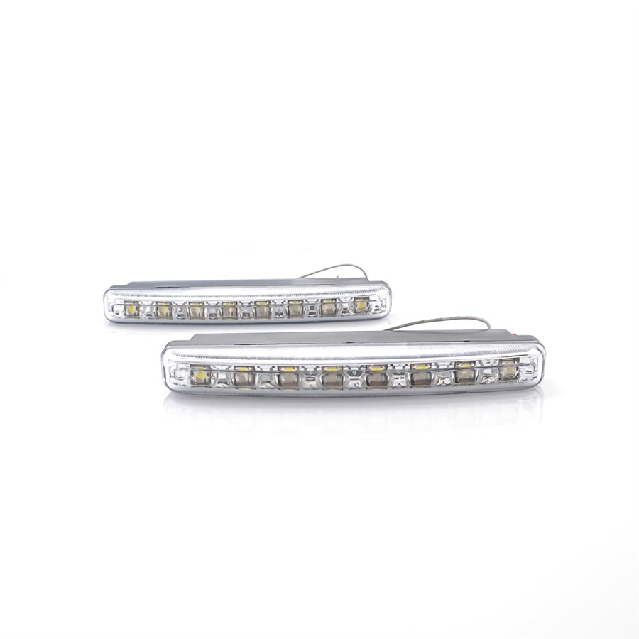 UltraSlim Tagfahrlicht 635 Flux 12V LED Ultra Hell 8 LEDs E-Prüfzeichen - LEDRide