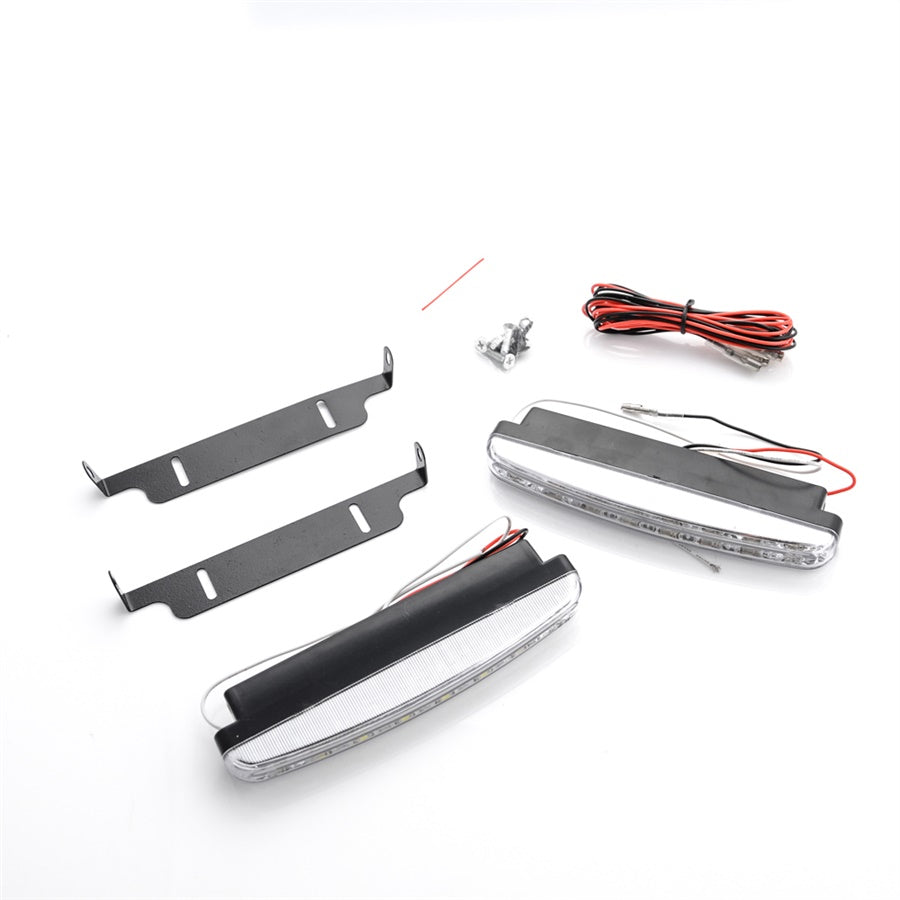 UltraSlim Tagfahrlicht 635 Flux 12V LED Ultra Hell 8 LEDs E-Prüfzeichen - LEDRide
