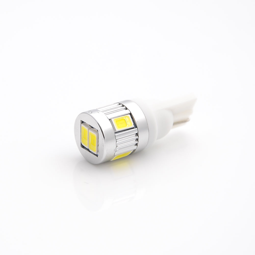 2 Stück 6SMD LED Standlicht Parkleuchte W5W T10 5050 CANBUS XENON Glassockel