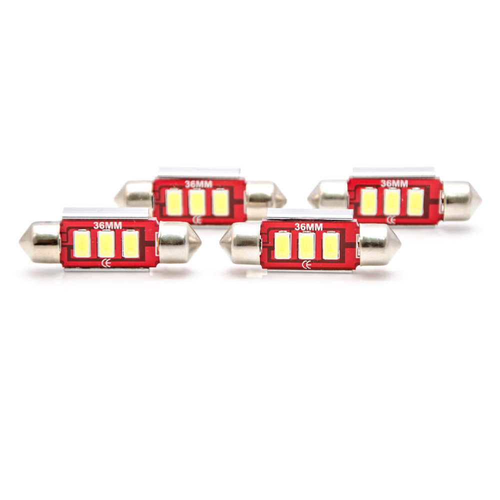 4 Stück LED Soffitten C5W 36mm 5730 SMD Xenon Innenraum Beleuchtung KFZ - LEDRide