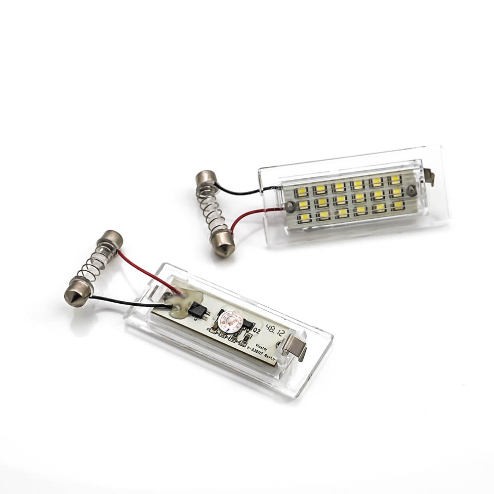 LED Kennzeichenbeleuchtung Module BMW E53 X5 E83 X3 mit Zulassung - LEDRide