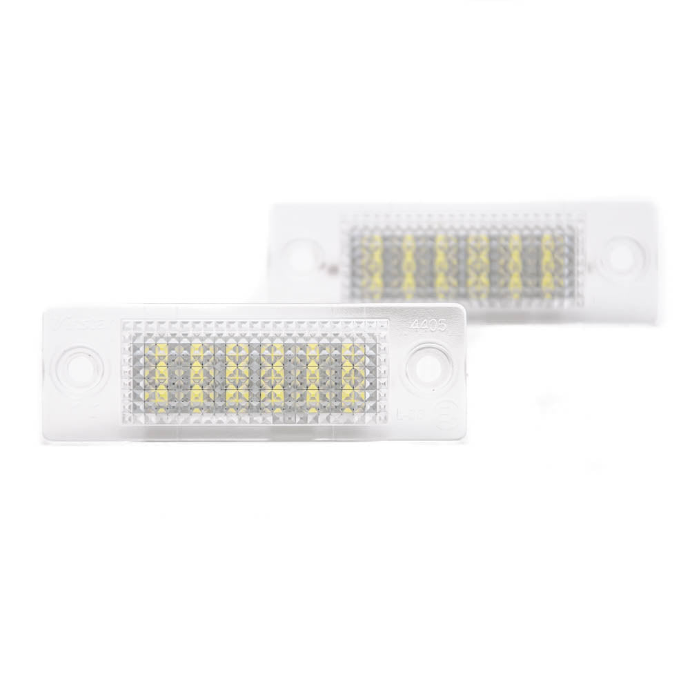 LED Kennzeichenbeleuchtung VW Touran Golf Plus Passat Multivan Caddy Jetta Skoda Superb Octavia 1Z mit E-Prüfzeichen - LEDRide