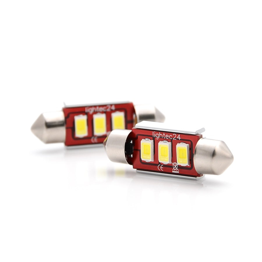 LED Türeinstiegsleuchten C5W 3SMD Soffitte 36mm CANBUS Weiss Xenon Ambiente - LEDRide