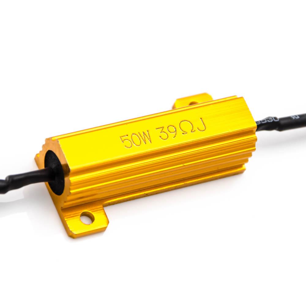1 stuk 50 watt 39 ohm Laadweerstand + 2 stukken klem voor LED -lampen