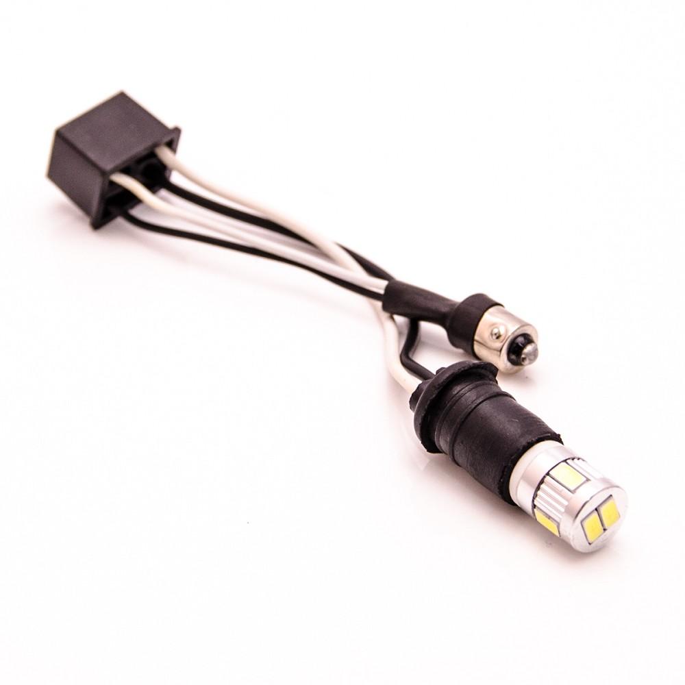 1x belastingsweerstand rubberen LED-parkeerlicht T4W Ba9s W5W T10 Canbus-weerstand