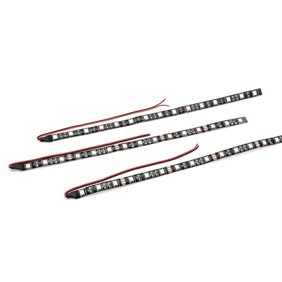 3 Stück LED Lichtleiste Leuchtband Streifen Strip 30cm 12V selbstklebend blau - LEDRide