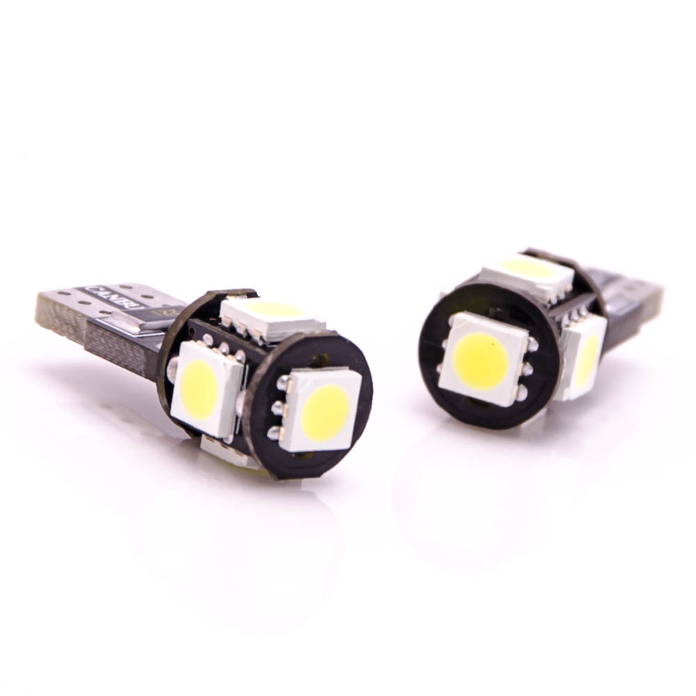 2 Stück W5W T10 5 SMD LED 5050 Canbus Lampe Innenraum - LEDRide