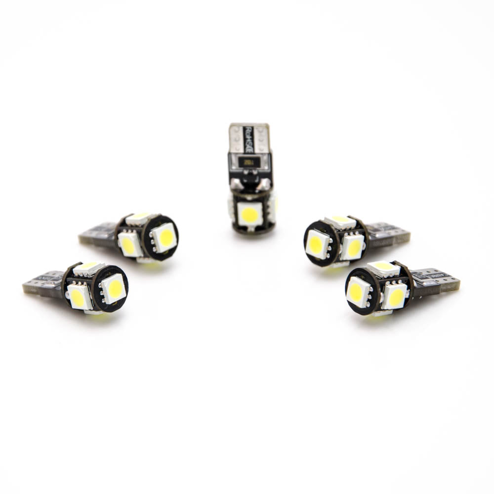 5 Stück W5W T10 5 SMD LED 5050 Canbus Lampe Innenraum - LEDRide