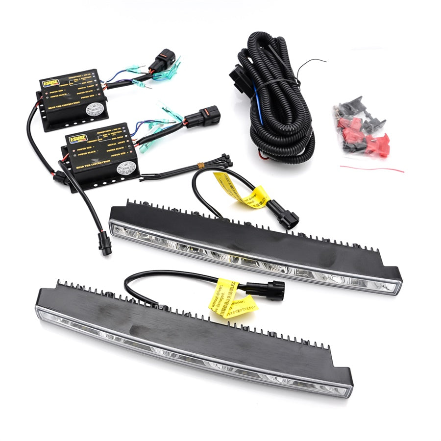 SMD LED Tagfahrlicht Tagfahrleuchten Dimmfunktion 12V 5LEDs Zulassung