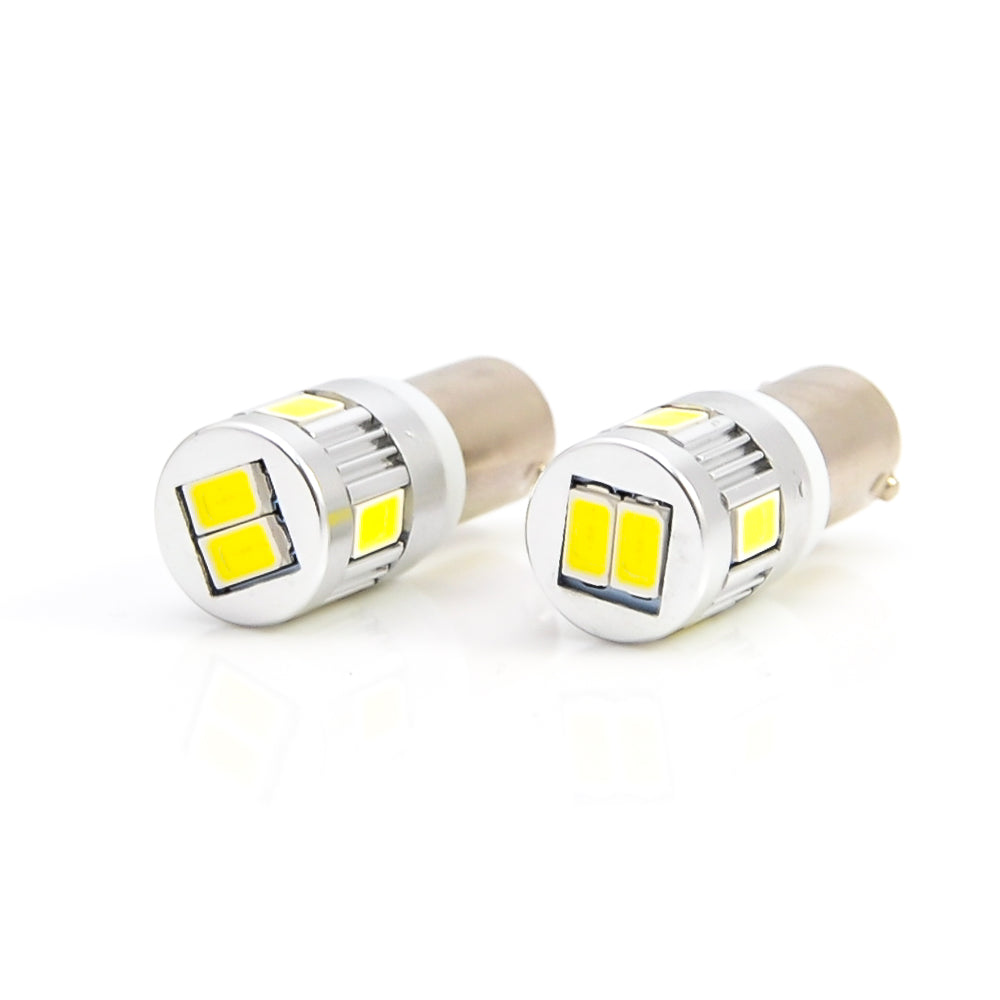 停車燈2x T4W 6SMD 5730 LED CANBUSXENON-套裝