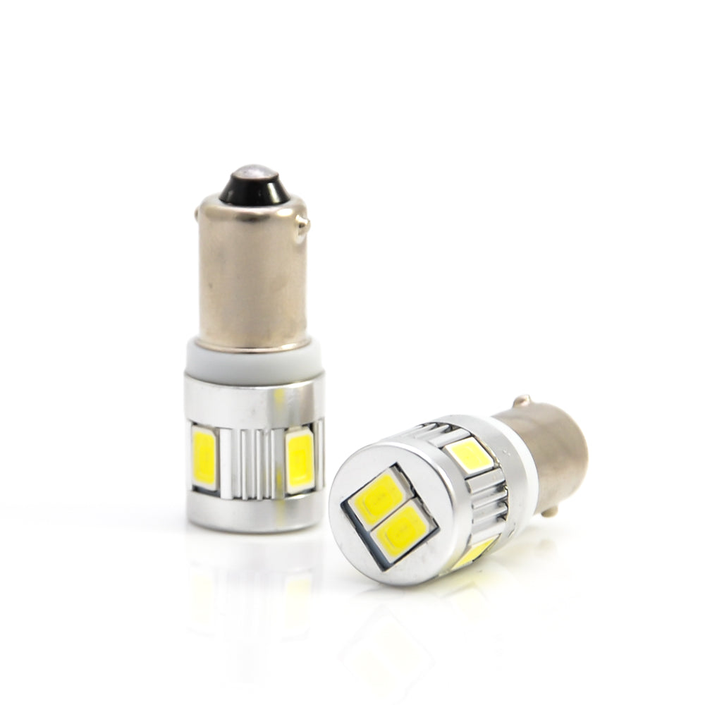 停車燈2x T4W 6SMD 5730 LED CANBUSXENON-套裝