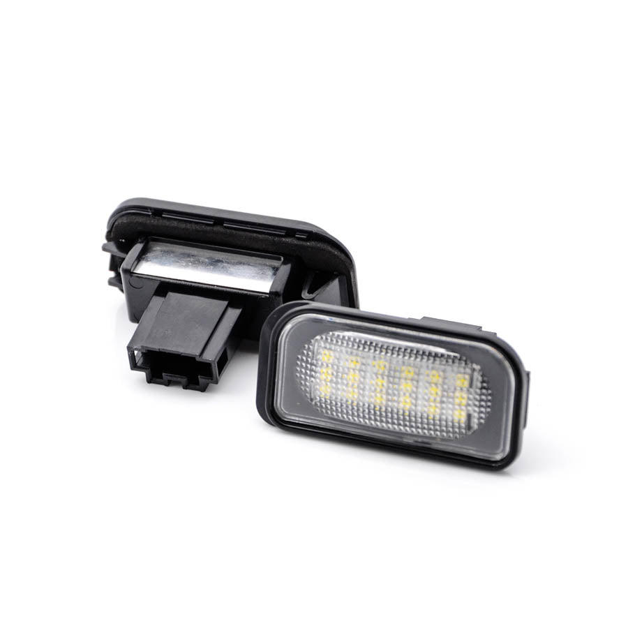 LED Kennzeichenbeleuchtung Mercedes SL R230 CLK W209 C-Klasse E-Prüfzeichen - LEDRide