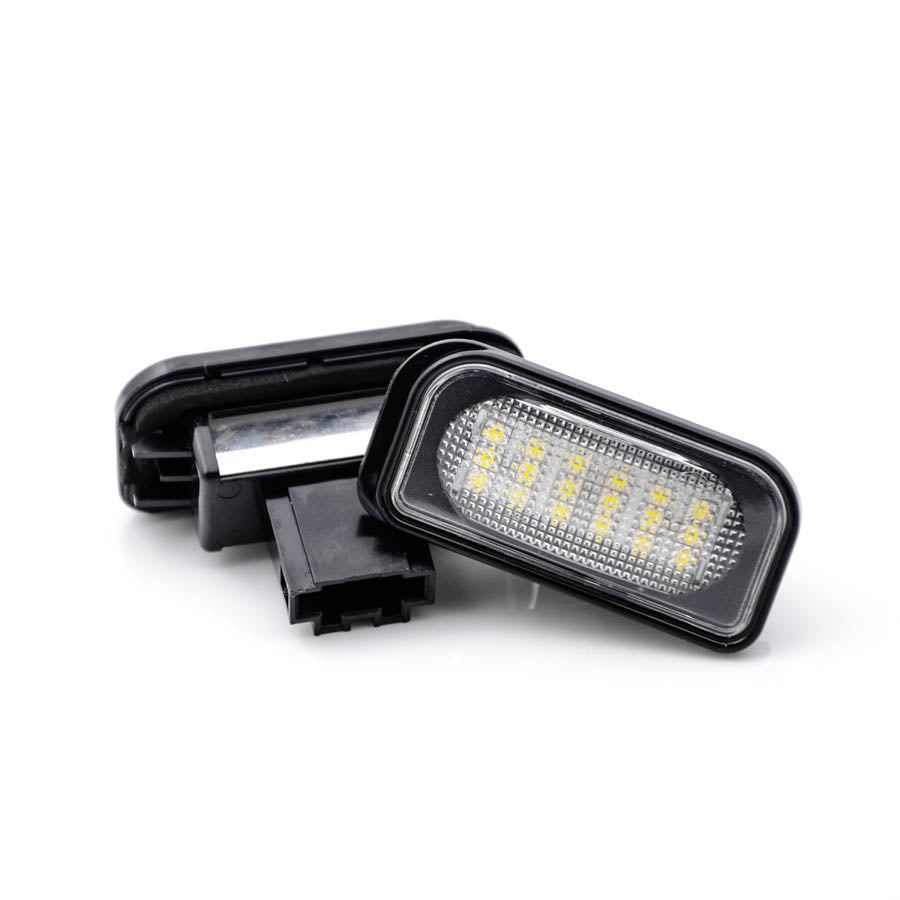 LED Kennzeichenbeleuchtung Mercedes SL R230 CLK W209 C-Klasse E-Prüfzeichen - LEDRide