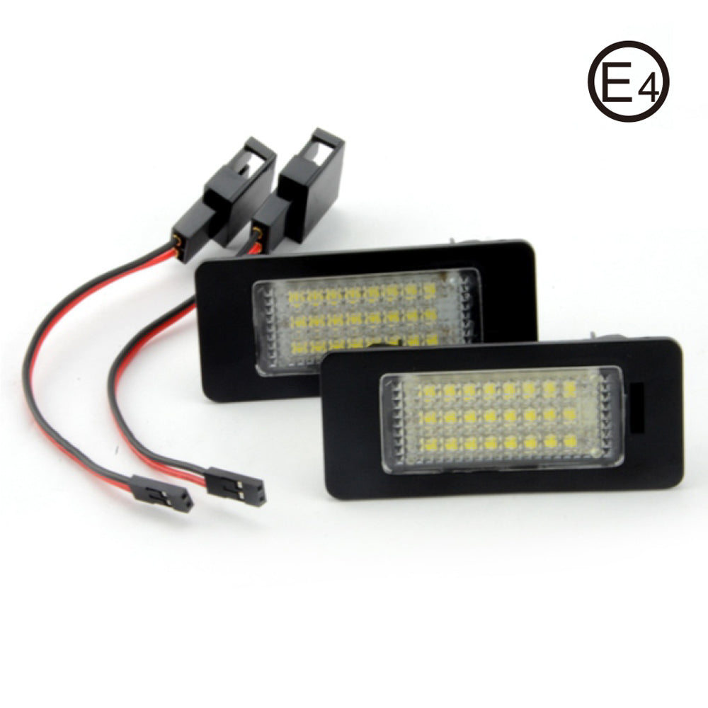 LED Kennzeichenbeleuchtung Module Xenon Audi A1 A4 B8 A5 TT Q3 Q5 mit Zulassung - LEDRide