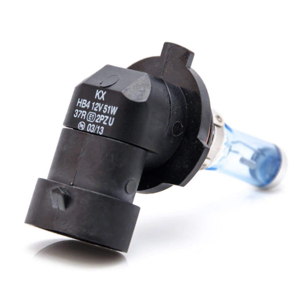 1 Stück IceBlue Halogen Lampe Birne 12v 51w HB4 P22d E - Prüfzeichen TÜV - Frei - LEDRide