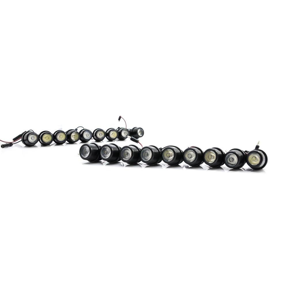 LED Tagfahrlicht & Positionslicht Dimmfunktion 18 Module E-Zulassung Peugeot #2