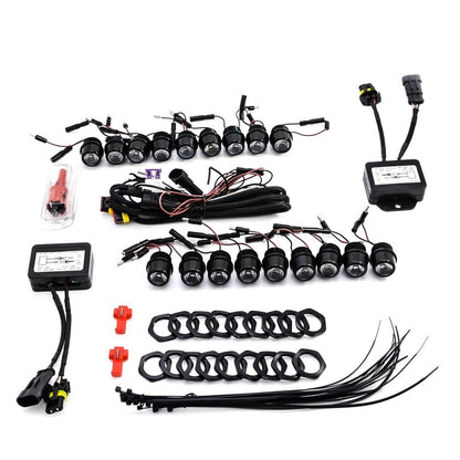 LED Tagfahrlicht & Positionslicht Dimmfunktion 18 Module E-Zulassung Peugeot #2
