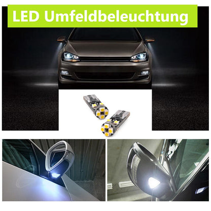 2x LED Umfeldbeleuchtung 8SMD 12vW5W für VW TIGUAN (5N_)