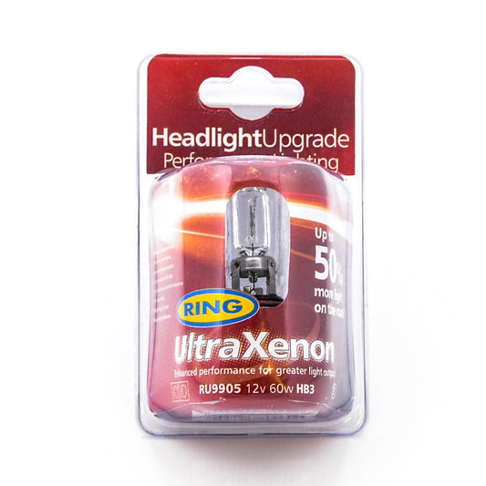 UltraXenon HB3 P20d 60W 12V Premium +50% Halogen Lampe E-Prüfzeichen - LEDRide