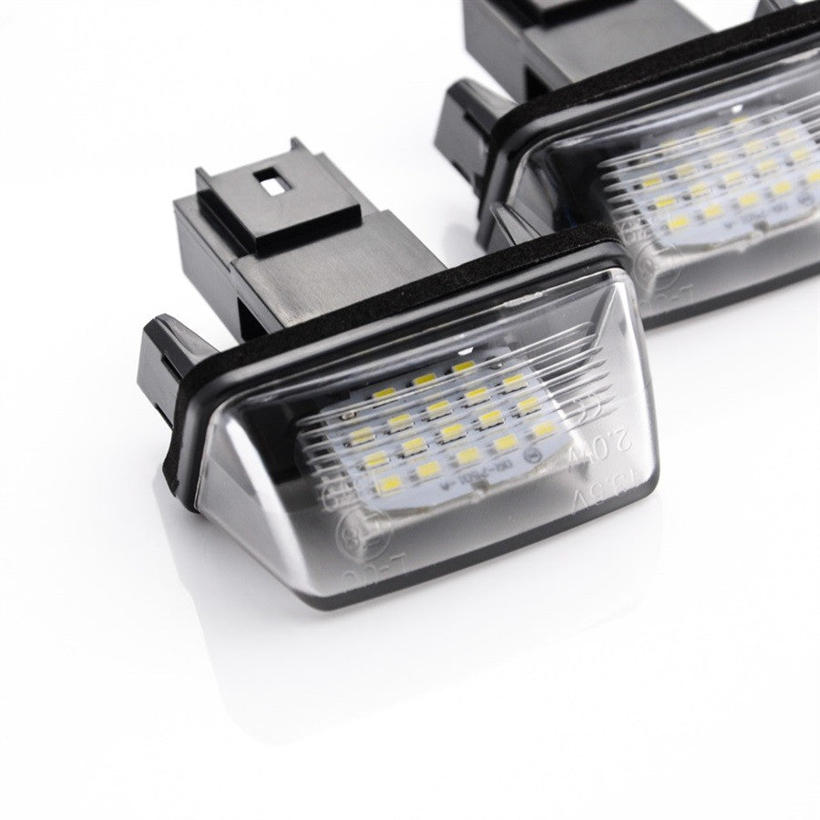 LED Kennzeichenbeleuchtung Module Peugeot Citroen mit Zulassung - LEDRide