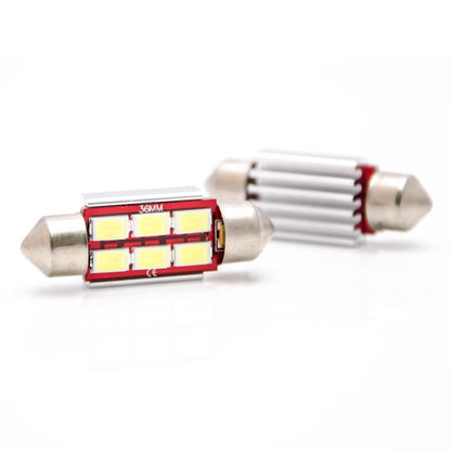 2x 6SMD LED Kennzeichenbeleuchtung 12V Soffitte 36mm  MERCEDES-BENZ E-KLASSE W210