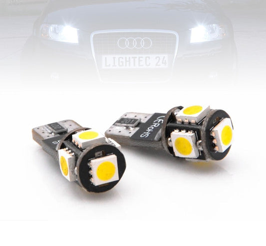 2x5SMD LED Standlicht Parkleuchte 12vW5W CANBUS XENON für MERCEDES-BENZ CLK C209