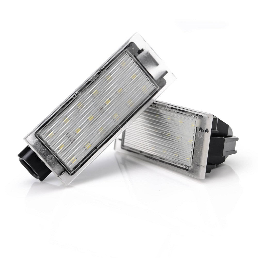 LED Kennzeichenbeleuchtung Module Renault Clio Twingo Megane Laguna Vel Satis Master mit Zulassung - LEDRide