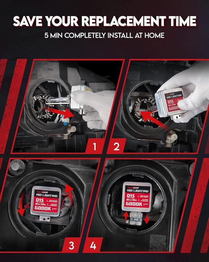 Set 2 Stück Xenon Brenner D1S 5000K 35W E-Prüfzeichen VW TOUAREG 7LA, 7L6, 7L7