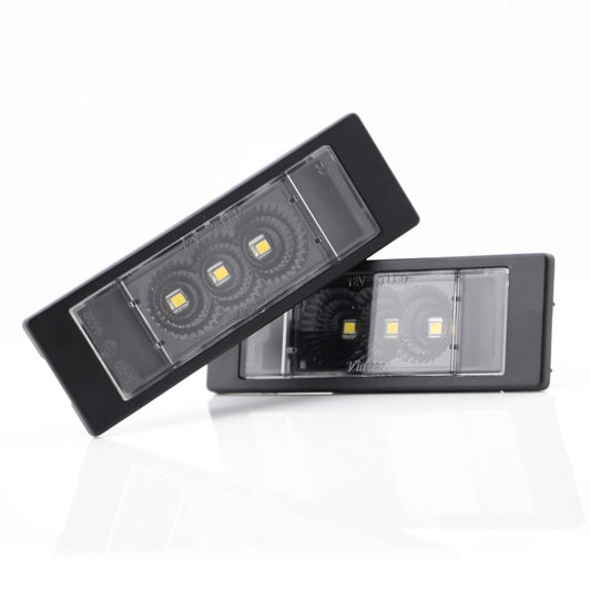 LED Kennzeichenbeleuchtung Module BMW Opel Fiat Alfa-Romeo BLACK mit E-Prüfzeichen