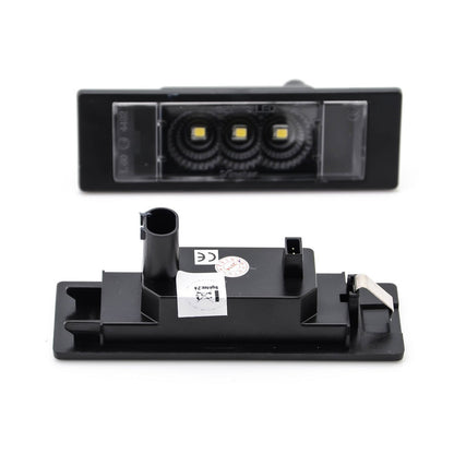 LED Kennzeichenbeleuchtung Module BMW Opel Fiat Alfa-Romeo BLACK mit E-Prüfzeichen