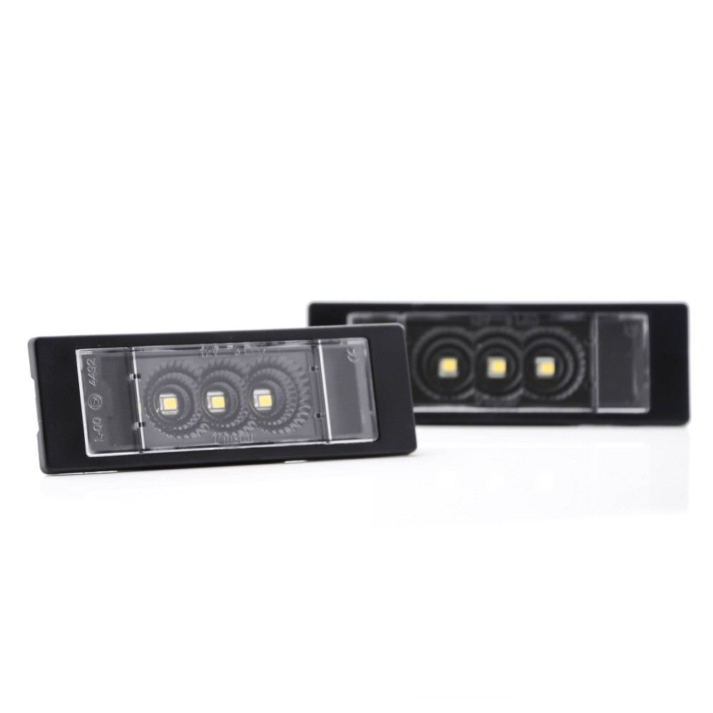 LED Kennzeichenbeleuchtung Module BMW Opel Fiat Alfa-Romeo BLACK mit E-Prüfzeichen