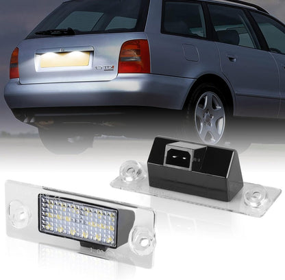 LED Kennzeichenbeleuchtung Module Audi A4 B5 Limousine Avant mit Zulassung - LEDRide