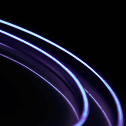 Pack of 4 EL ambience light strips, ambient lighting, interior lighting, no LED, purple