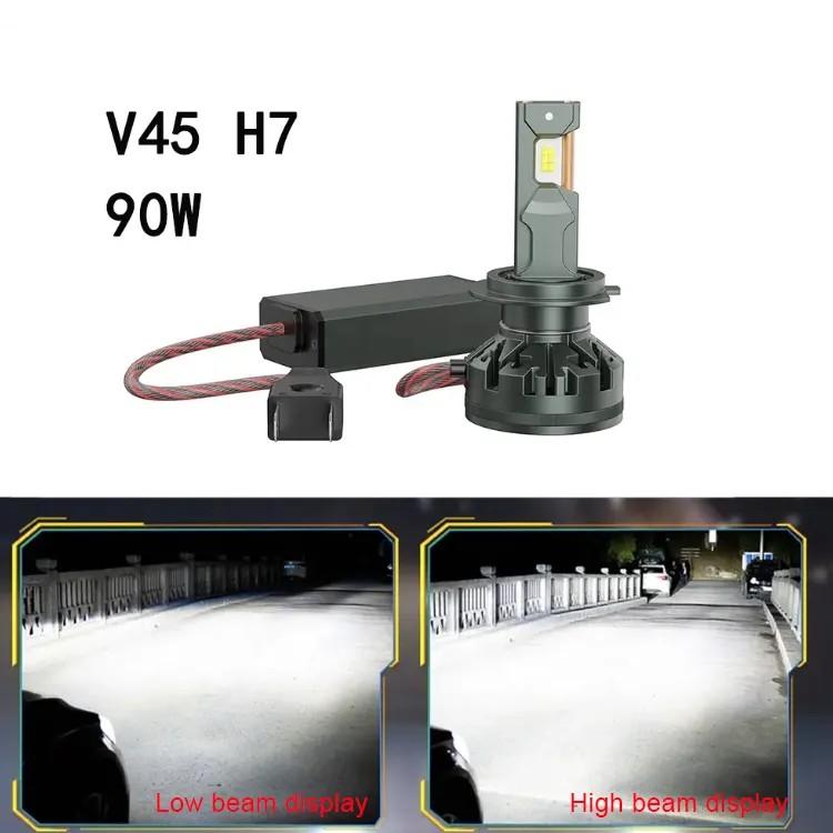 2x H7 LED-Abblendlicht 60W Set – Klare Sicht für maximale Sicherheit | 6500K Tageslichtweiß | Canbus-kompatible Automobil-Lampen