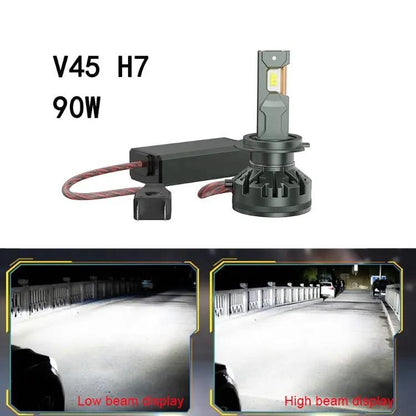 2x H7 LED-Abblendlicht 60W Set – Klare Sicht für maximale Sicherheit | 6500K Tageslichtweiß | Canbus-kompatible Automobil-Lampen
