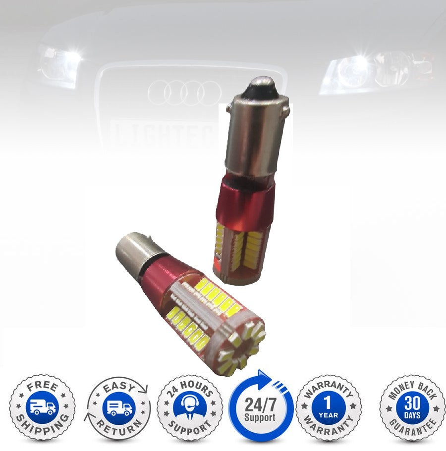 2 Stück 57SMD LED Standlicht Parkleuchte H6W Bax9s 3014 SKODA SUPERB I 3U4