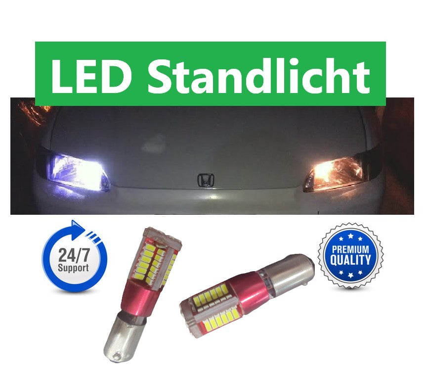 2 Stück 57SMD LED Standlicht Parkleuchte H6W Bax9s 3014 SKODA SUPERB I 3U4