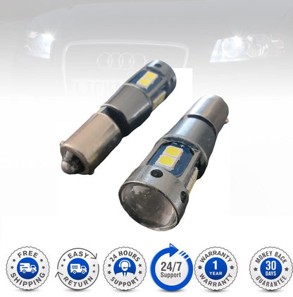 LED Standbeleuchtung 2x H6W 10SMD CANBUS Xenon Weiß Auto Parklicht