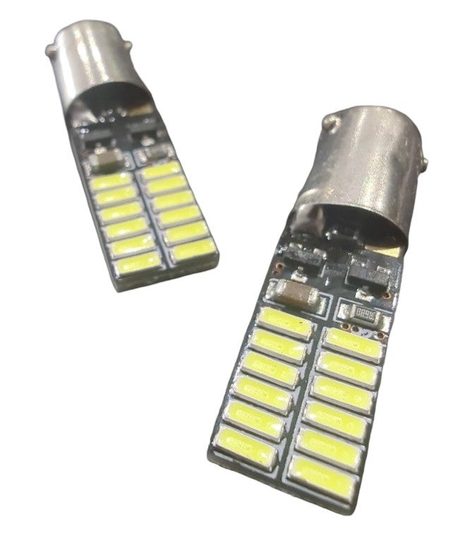 2 Stück 24SMD LED Standlicht Parkleuchte H6W Bax9s 4014 SKODA SUPERB I 3U4