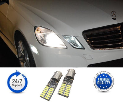 2 Stück 24SMD LED Standlicht Parkleuchte H6W Bax9s 4014 SKODA SUPERB I 3U4