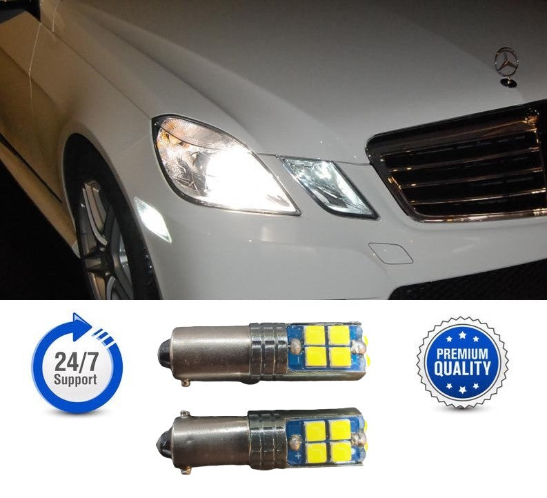 2 Stück 10SMD LED Standlicht Parkleuchte H6W Bax9s 3030 SKODA SUPERB I 3U4
